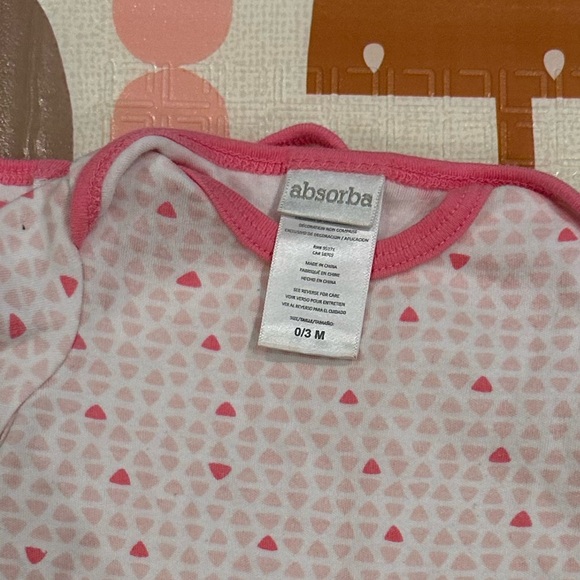 0-3 months Absorba Baby Girl Clothes Onesies - Picture 6 of 6